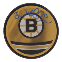 Brad Marchand Signed Bruins Retro Logo Hockey Puck (Marchand & Marchand) at PristineAuction.com