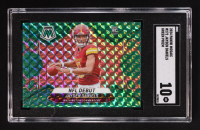 Jayden Daniels 2024 Panini Mosaic Mosaic Green #272 DEB RC (SGC 10) at PristineAuction.com