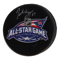 Patrice Bergeron Signed 2015 All-Star Game Logo Hockey Puck (Bergeron) at PristineAuction.com