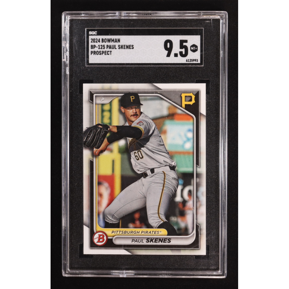 Paul Skenes 2024 Bowman Chrome Prospects #BCP125 (SGC 9.5) at PristineAuction.com