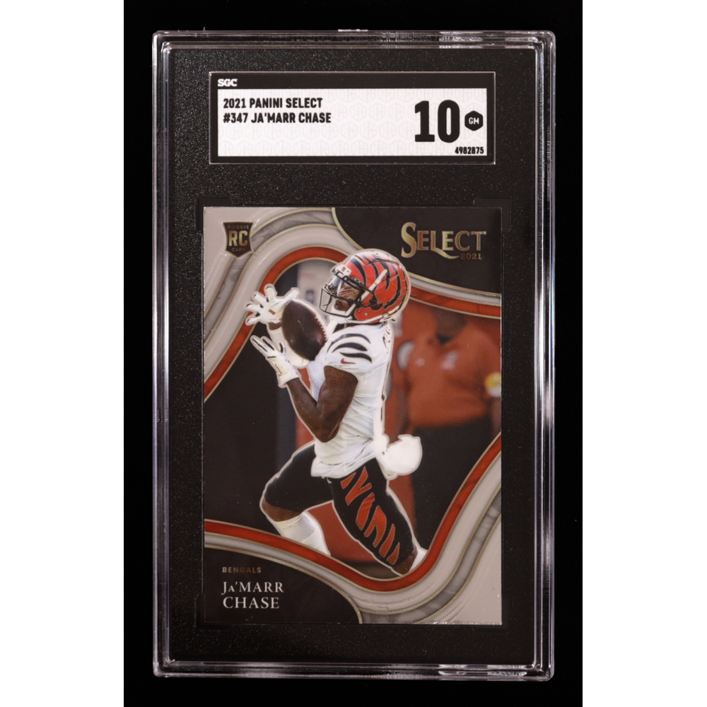 Ja'Marr Chase 2021 Select #347 RC (SGC 10) at PristineAuction.com