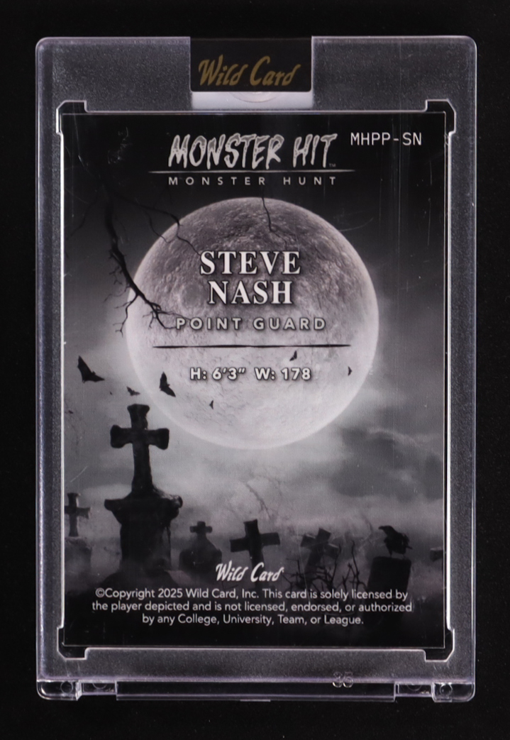 Steve Nash 2025 Wild Card Monster Hit Monster Hunt Lava Orange #MHPPSN #1/1 at PristineAuction.com Steve Nash 2025 Wild Card Monster Hit Monster Hunt Lava Orange #MHPPSN #1/1 at PristineAuction.com
