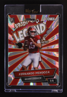 Fernando Mendoza 2025 Wild Card Comix Legend Lava Silver #FM06 #1/4 RC at PristineAuction.com