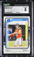 Bo Nix 2024 Donruss #369 RR RC (CGC 8) at PristineAuction.com