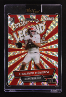 Fernando Mendoza 2025 Wild Card Comix Legend Mosaic Silver #FM05 #1/2 RC at PristineAuction.com