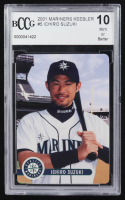 Ichiro Suzuki 2001 Mariners Keebler #5 RC (BCCG 10) at PristineAuction.com
