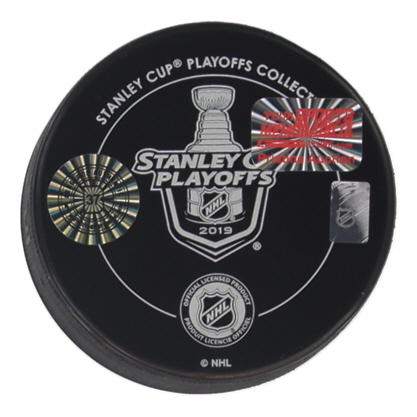 Patrice Bergeron Signed 2019 Stanley Cup Final Logo Hockey Puck (Bergeron) at PristineAuction.com Patrice Bergeron Signed 2019 Stanley Cup Final Logo Hockey Puck (Bergeron) at PristineAuction.com