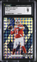 Josh Allen 2025 Panini Mosaic Mosaic #150 (CGC 9) at PristineAuction.com