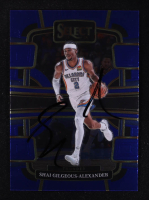 Shai Gilgeous-Alexander Signed 2023-24 Select Prizms Blue #57 (PSA) at PristineAuction.com