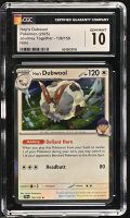 Hop's Dubwool 2025 Pokemon Journey Together #136/159 (CGC GEM MINT 10) at PristineAuction.com