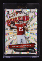 Fernando Mendoza 2025 Wild Card Comix Heisman RayWave Silver #FM02 #2/2 RC at PristineAuction.com