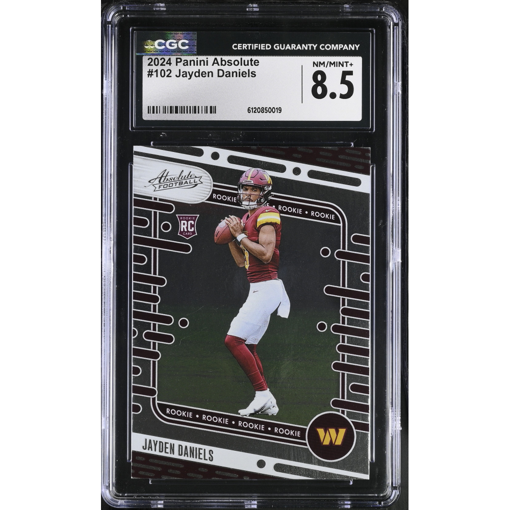Jayden Daniels 2024 Absolute #102 RC (CGC 8.5) at PristineAuction.com