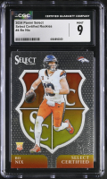 Bo Nix 2024 Panini Select Select Certified Rookies #4 RC (CGC 9) at PristineAuction.com