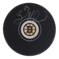 Brad Marchand Signed Bruins Logo Hockey Puck (Marchand) at PristineAuction.com