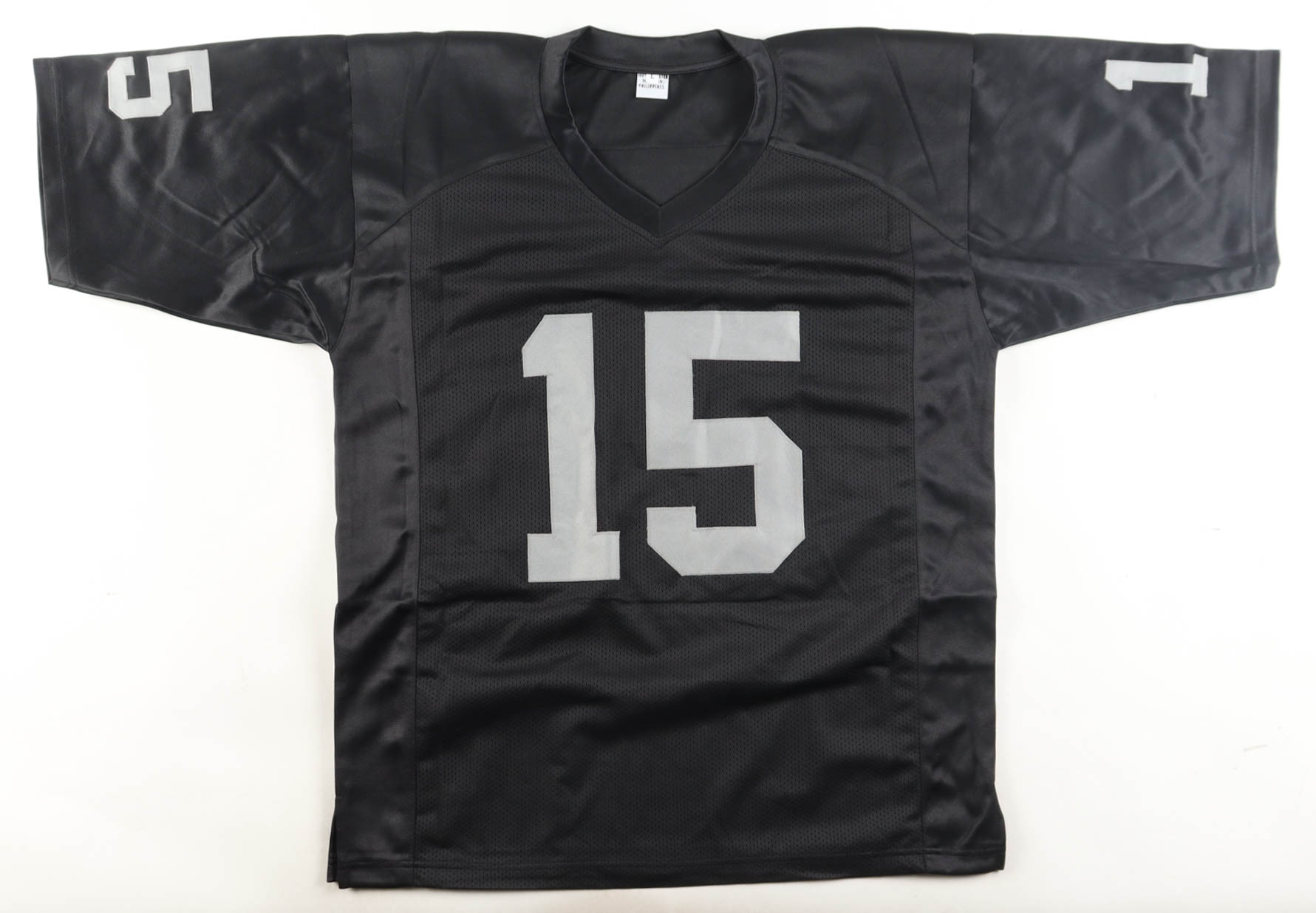 Tom Flores Signed Jersey (Beckett) at PristineAuction.com Tom Flores Signed Jersey (Beckett) at PristineAuction.com