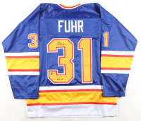 Grant Fuhr Signed Jersey Inscribed "HOF 03" (Beckett) at PristineAuction.com