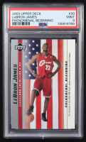 LeBron James 2003-04 Upper Deck Phenomenal Beginning LeBron James #20 RC (PSA 9) at PristineAuction.com