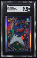 James Wood 2024 Bowman Chrome Prospect Power-Up #PP-14 RC (SGC 9.5) at PristineAuction.com