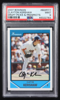 Clayton Kershaw 2007 Bowman Chrome Draft Future's Game Prospects #BDPP77 RC (PSA 9) at PristineAuction.com