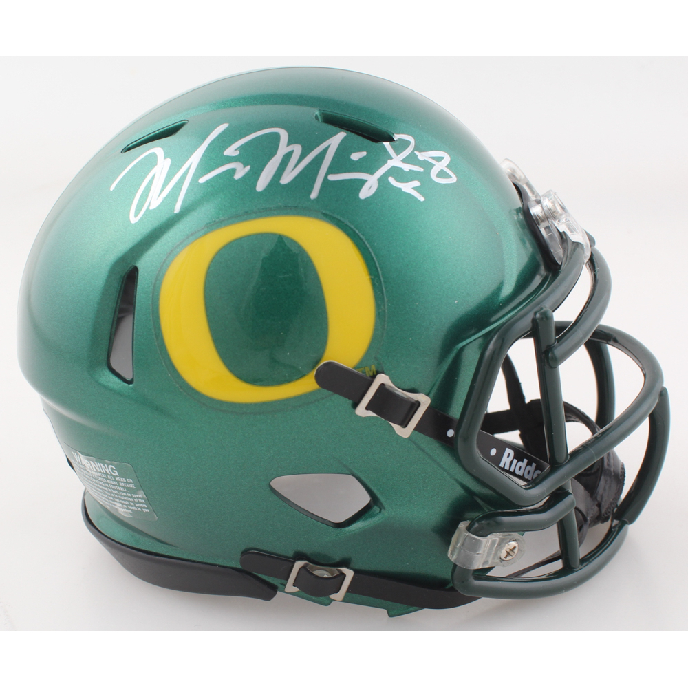 Marcus Mariota Signed Oregon Ducks Speed Mini Helmet (Mariota) at PristineAuction.com