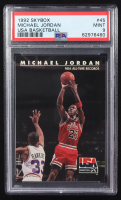 Michael Jordan 1992 SkyBox USA #45 NBA All-Time Records (PSA 9) at PristineAuction.com