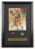 Bart Starr Signed Packers Custom Framed Art Print Display with (2) Super Bowl Pns & Stat Plaque (JSA) at PristineAuction.com
