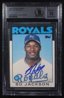 Bo Jackson Signed 1986 Topps Traded #50T RC (BGS) at PristineAuction.com