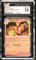 Magmortar 2025 Pokemon Journey Together #021/159 (CGC 10) at PristineAuction.com