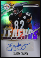 Yancey Thigpen 2025 Absolute Absolute Legends Signatures Purple #17 #4/5 at PristineAuction.com