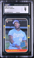 Bo Jackson 1987 Donruss #35 RC (CGC 9) at PristineAuction.com