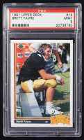 Brett Favre 1991 Upper Deck #13 RC (PSA 9) at PristineAuction.com