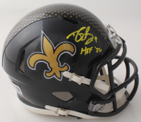 Drew Brees Signed Saints Speed Mini Helmet Inscribed "HOF '26" (Beckett) at PristineAuction.com