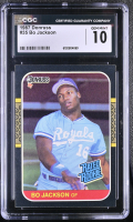Bo Jackson 1987 Donruss #35 RC (CGC GEM MINT 10) at PristineAuction.com
