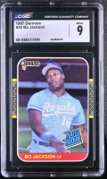 Bo Jackson 1987 Donruss #35 RC (CGC 9) at PristineAuction.com
