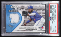 Vladimir Guerrero Jr. 2021 Topps Update Major League Materials Player-Worn #MLMVG (PSA 9) at PristineAuction.com