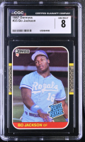 Bo Jackson 1987 Donruss #35 RC (CGC 8) at PristineAuction.com