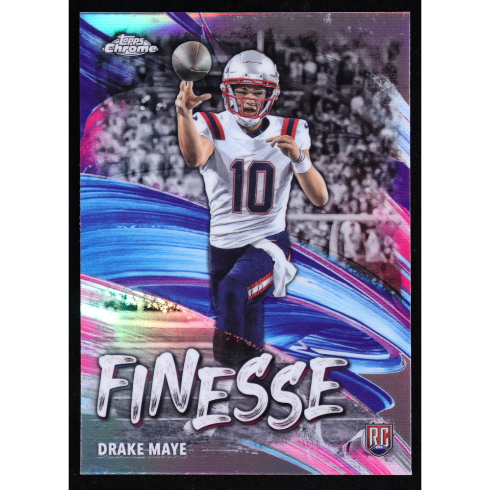 Drake Maye 2024 Topps Chrome Finesse #F2 RC at PristineAuction.com