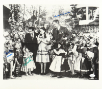"The Wizard of Oz" 16x18.5 Photo Cast-Signed & Inscribed By (4) with Mickey Carroll, Jerry Maren, Karl Slover & Ruth Duccini (JSA) at PristineAuction.com