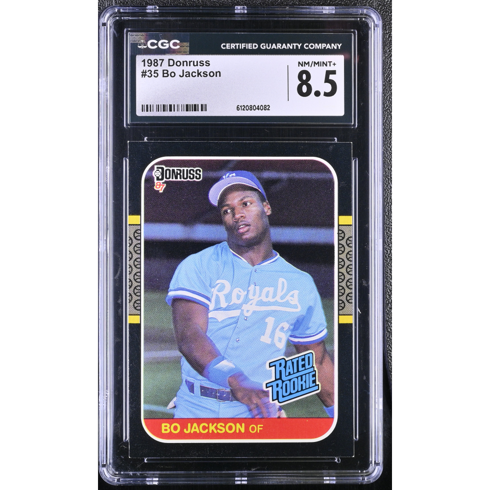 Bo Jackson 1987 Donruss #35 RC (CGC 8.5) at PristineAuction.com