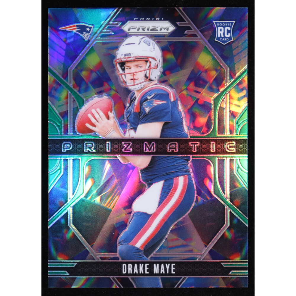 Drake Maye 2024 Prizm Prizmatic Prizms Silver #2 RC at PristineAuction.com