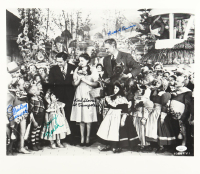 "The Wizard of Oz" 16x18.5 Photo Cast-Signed & Inscribed By (4) with Mickey Carroll, Jerry Maren, Karl Slover & Ruth Duccini (JSA) at PristineAuction.com
