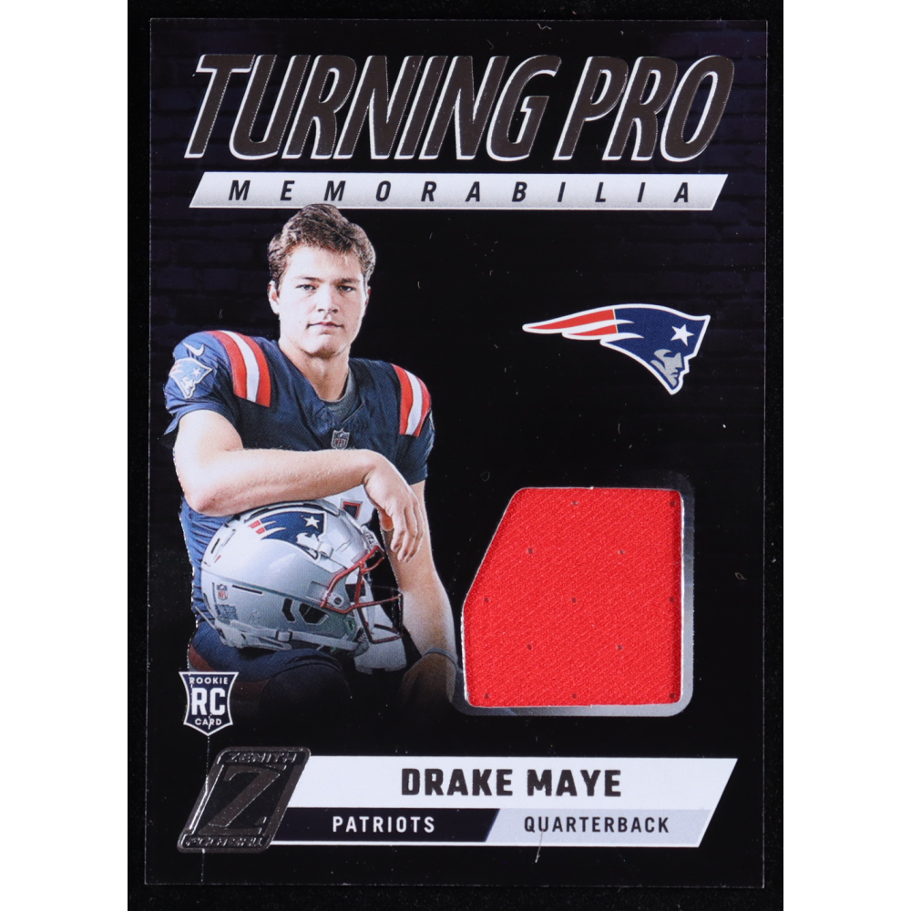 Drake Maye 2024 Zenith Turning Pro Memorabilia #3 RC at PristineAuction.com