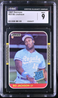 Bo Jackson 1987 Donruss #35 RC (CGC 9) at PristineAuction.com