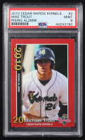 Mike Trout 2010 Cedar Rapids Kernels Rising Alumni Team Issue #2 RC (PSA 9) at PristineAuction.com