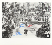 "The Wizard of Oz" 16x18.5 Photo Cast-Signed By (4) with Mickey Carroll, Jerry Maren, Karl Slover & Ruth Duccini (JSA) at PristineAuction.com