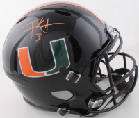 Frank Gore Signed Miami Hurricanes Full-Size Speed Helmet (JSA) at PristineAuction.com