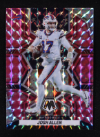 Josh Allen 2022 Panini Mosaic Mosaic Camo Pink #253 NP at PristineAuction.com