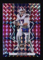 Josh Allen 2022 Panini Mosaic Mosaic Camo Pink #20 at PristineAuction.com