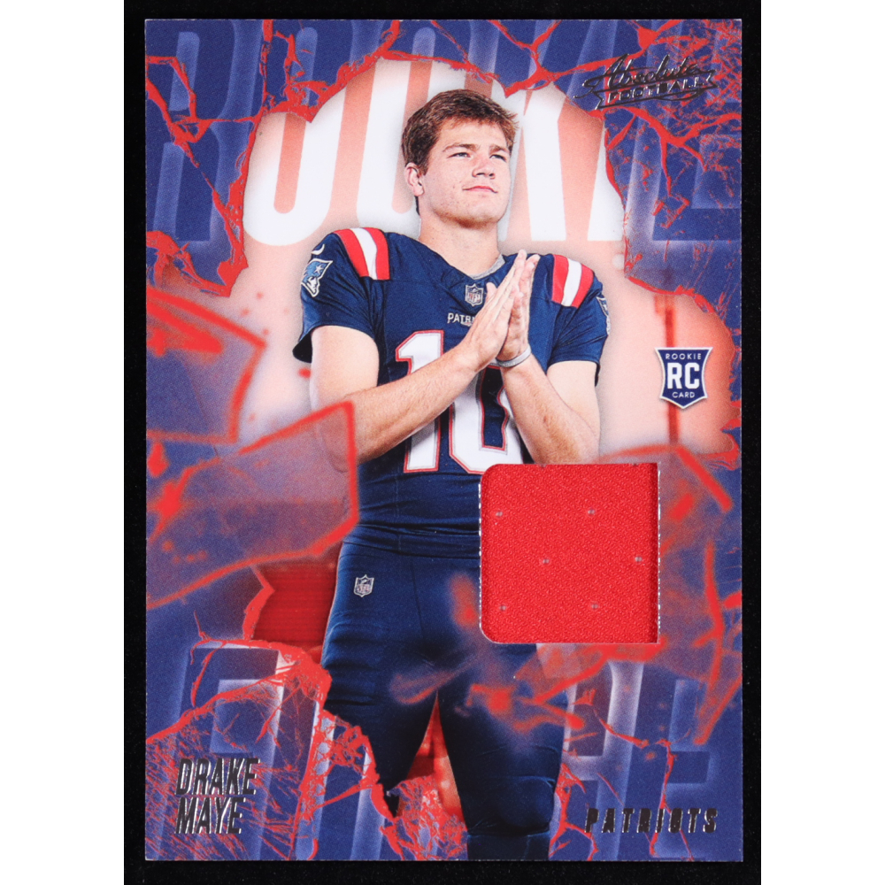 Drake Maye 2024 Absolute Rookie Force Jerseys #22 RC at PristineAuction.com