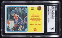 Wayne Gretzky 1982-83 O-Pee-Chee #240 LL (CGC 9) at PristineAuction.com